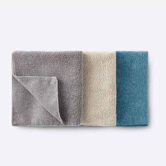 Norwex Face and Body Cloths Set of 3 Coastal NWT - Picture 1 of 11